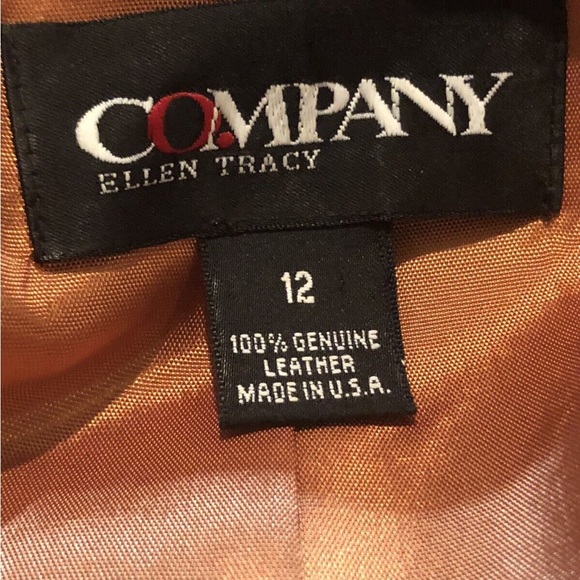 Ellen Tracy Leather Jacket - Picture 4 of 7